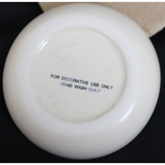 Small Mini Trinket Dishes Wedding Rings I DO Happily Ever After Pink White - Picture 7 of 9